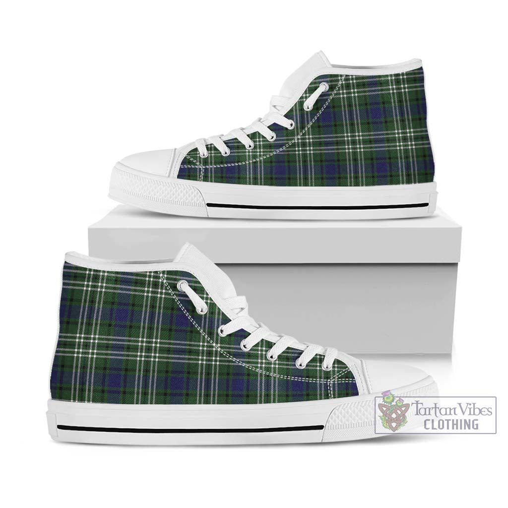 Tartan Vibes Clothing Blyth Tartan High Top Shoes