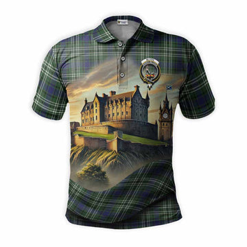 Blyth Tartan Family Crest Polo Shirt with Scottish Ancient Castle Style Kid - Tartan Vibes Clothing