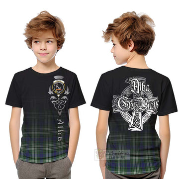 Blyth Tartan Kid T-Shirt Featuring Alba Gu Brath Family Crest Celtic Inspired Youth XL Size14 - Tartan Vibes Clothing