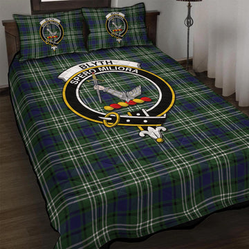 Blyth Tartan Quilt Bed Set with Family Crest - Tartan Vibes Clothing