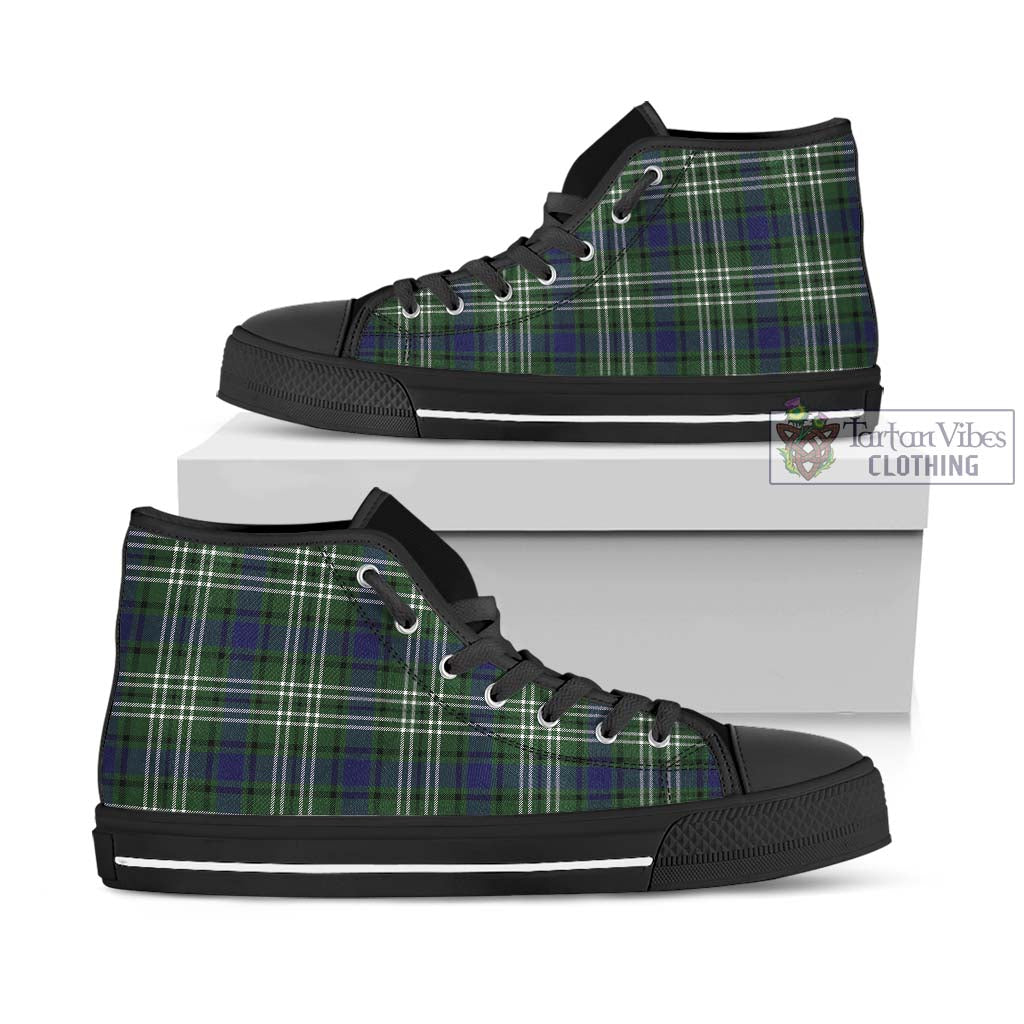 Tartan Vibes Clothing Blyth Tartan High Top Shoes