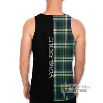 Blyth Tartan Men's Tank Top with Family Crest and Half Of Me Style - Tartan Vibes Clothing