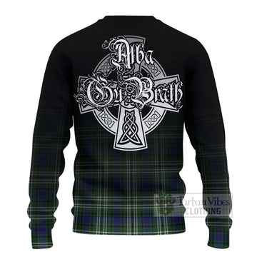 Blyth Tartan Ugly Sweater Featuring Alba Gu Brath Family Crest Celtic Inspired - Tartan Vibes Clothing