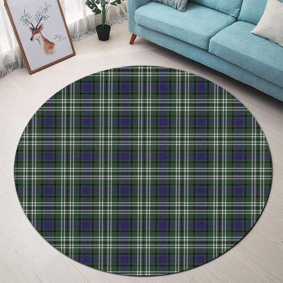 Blyth Tartan Round Rug - Tartan Vibes Clothing