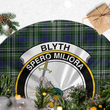 Blyth Tartan Christmas Tree Skirt with Family Crest - Tartan Vibes Clothing