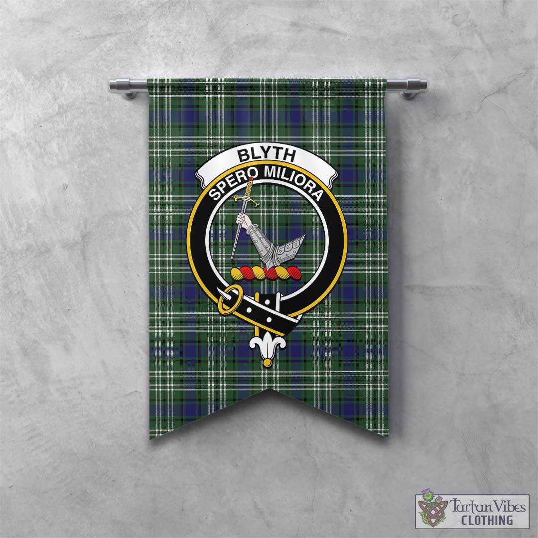 Blyth Tartan Gonfalon, Tartan Banner with Family Crest – Tartan Vibes ...