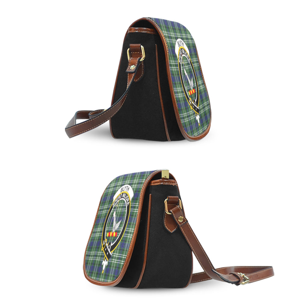 Blyth Tartan Saddle Bag with Family Crest - Tartan Vibes Clothing