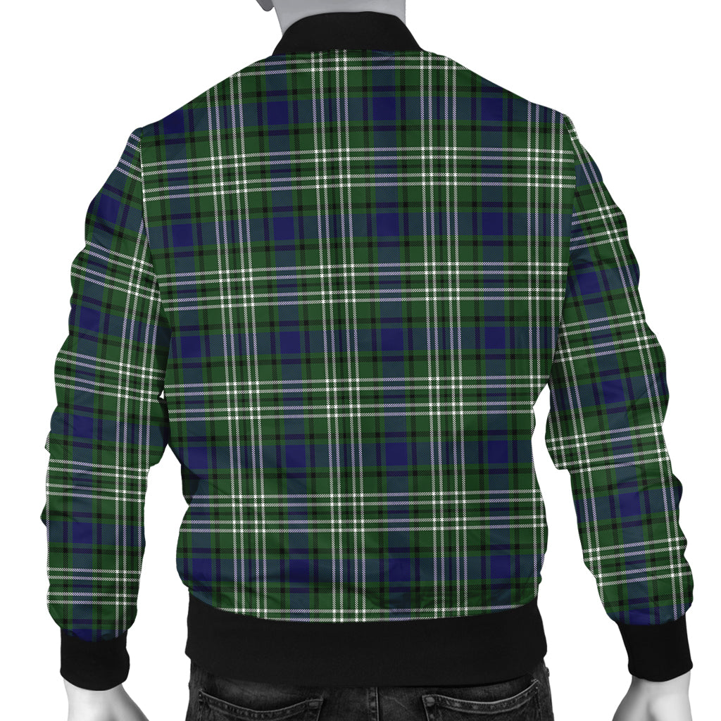 Blyth Tartan Bomber Jacket with Family Crest - Tartanvibesclothing