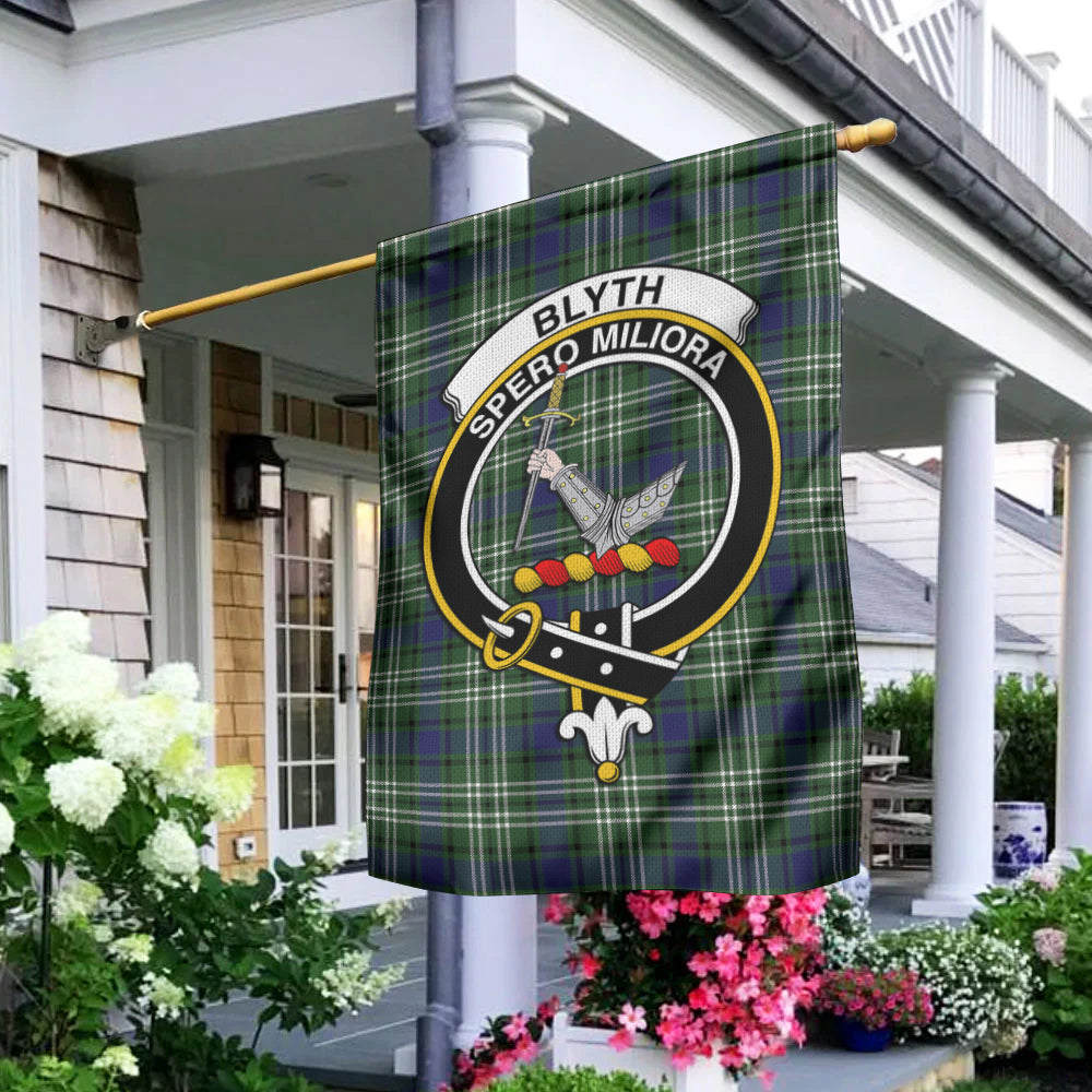 Blyth Tartan Flag with Family Crest - Tartan Vibes Clothing