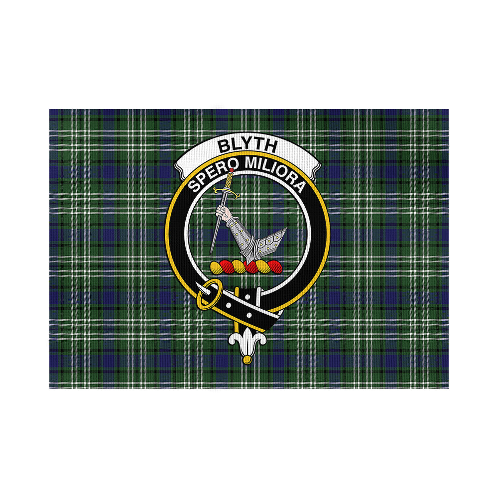 Blyth Tartan Flag with Family Crest - Tartan Vibes Clothing