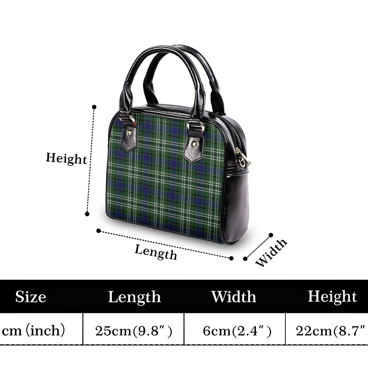 Blyth Tartan Shoulder Handbags - Tartan Vibes Clothing