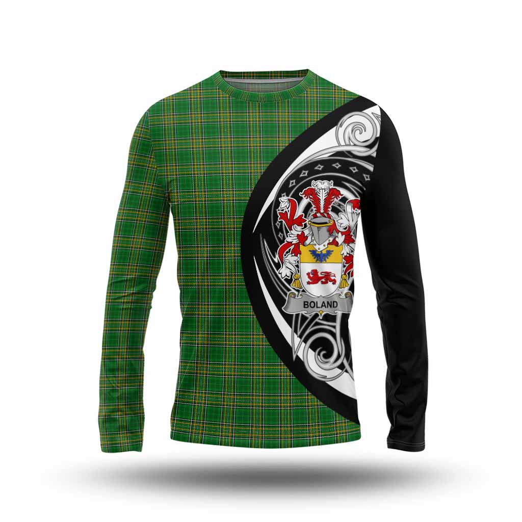 Boland Irish Clan Long Sleeve T-Shirt Celtic Circle Style Unisex - Tartan Vibes Clothing