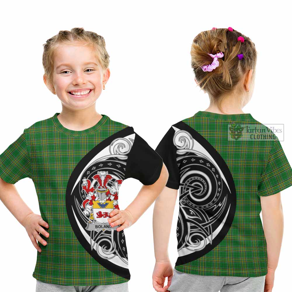 Boland Irish Clan Kid T-Shirt Celtic Circle Style - Tartan Vibes Clothing