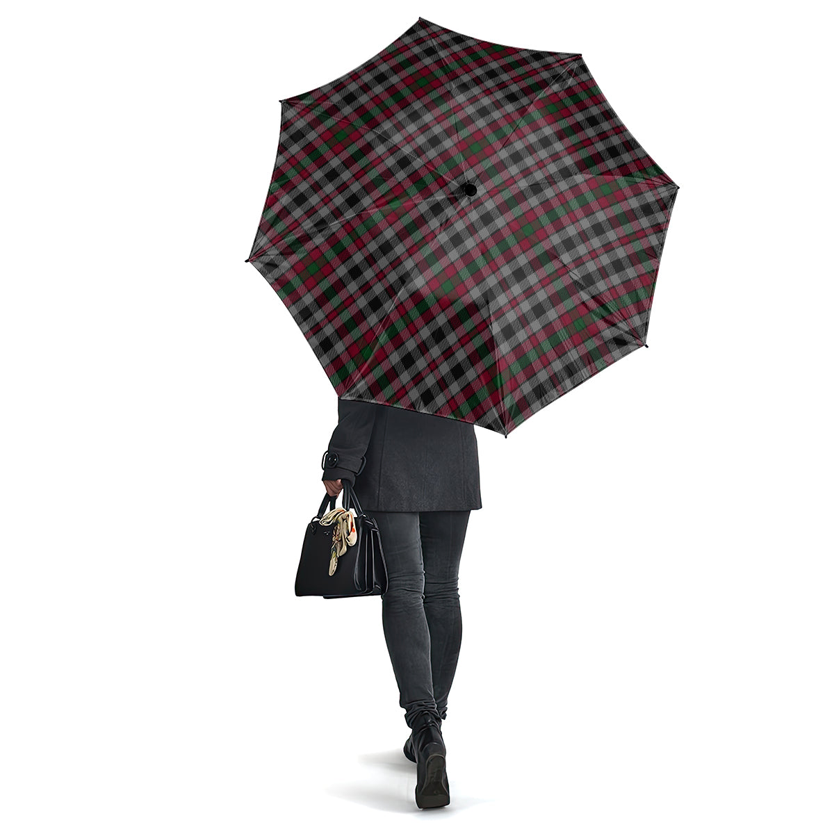 Borthwick Tartan Umbrella One Size - Tartanvibesclothing