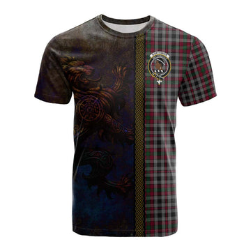 Borthwick Tartan Family Crest Cotton T-shirt Alba Gu Brath Be Brave Lion Ancient Style Kid's Shirt - Tartan Vibes Clothing