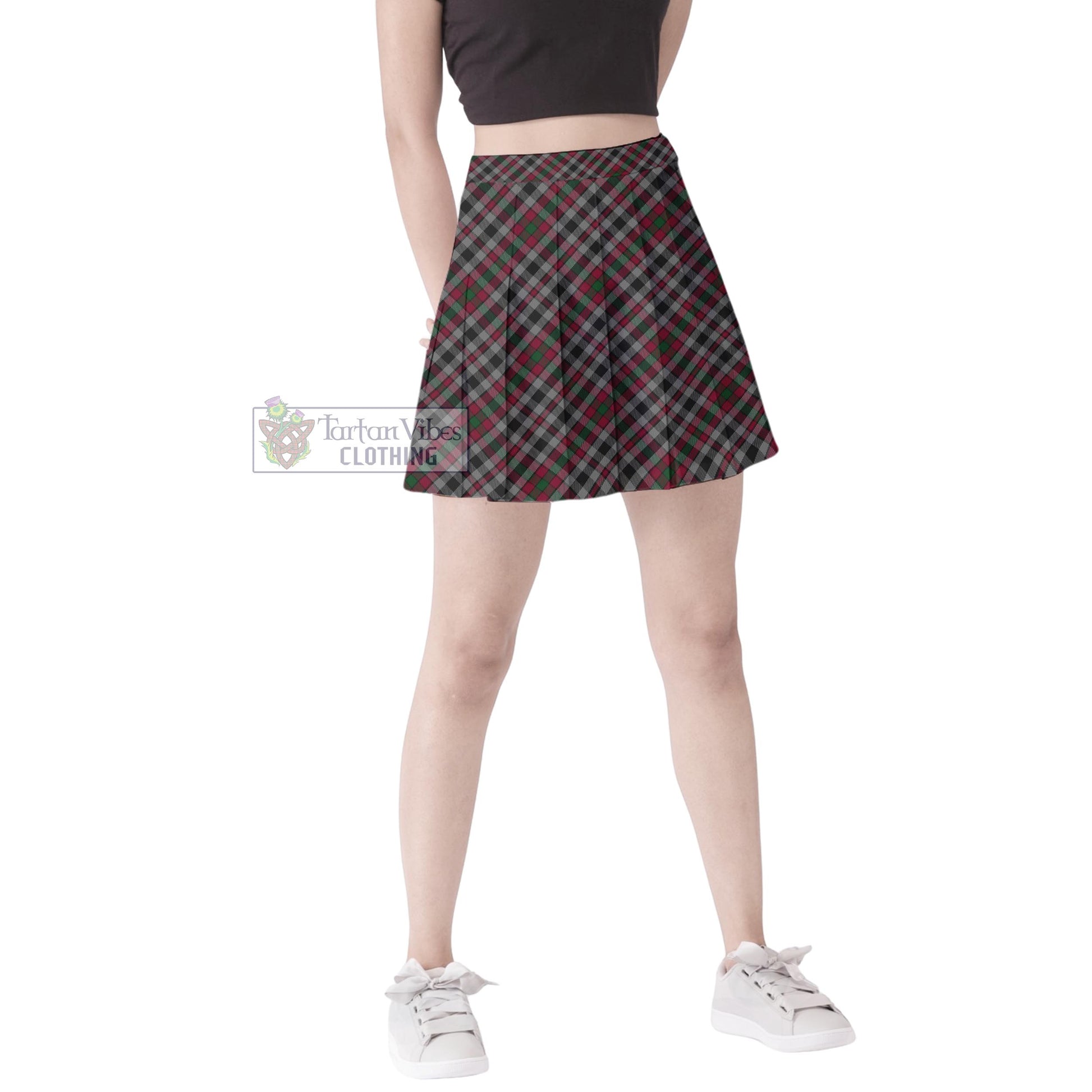 Tartan Vibes Clothing Borthwick Tartan Women's Plated Mini Skirt