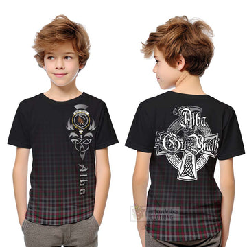 Borthwick Tartan Kid T-Shirt Featuring Alba Gu Brath Family Crest Celtic Inspired Youth XL Size14 - Tartan Vibes Clothing