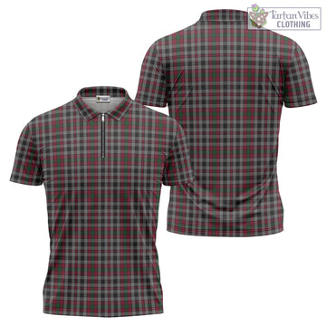 Borthwick Tartan Zipper Polo Shirt Unisex - Tartan Vibes Clothing