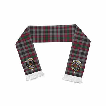 Borthwick Tartan Ruffneck Scarf with Family Crest One Size 67.7*6.7 inches - Tartan Vibes Clothing