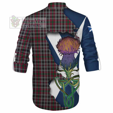 Borthwick Tartan Family Crest Ghillie Kilt Shirt Scottish Thistle Celtic Inspired - Tartan Vibes Clothing