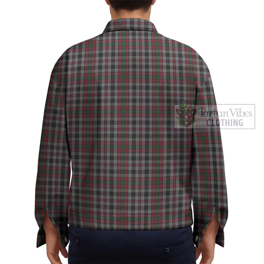 Borthwick Tartan Unisex Lapel Cotton Jacket - Tartan Vibes Clothing
