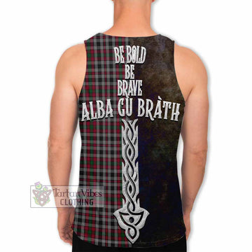 Borthwick Tartan Family Crest Men's Tank Top Alba Gu Brath Be Brave Lion Ancient Style - Tartan Vibes Clothing