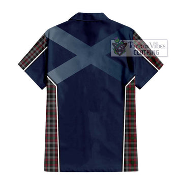 Borthwick Tartan Hawaiian Shirt with Family Crest and Lion Rampant Vibes Sport Style - Tartan Vibes Clothing