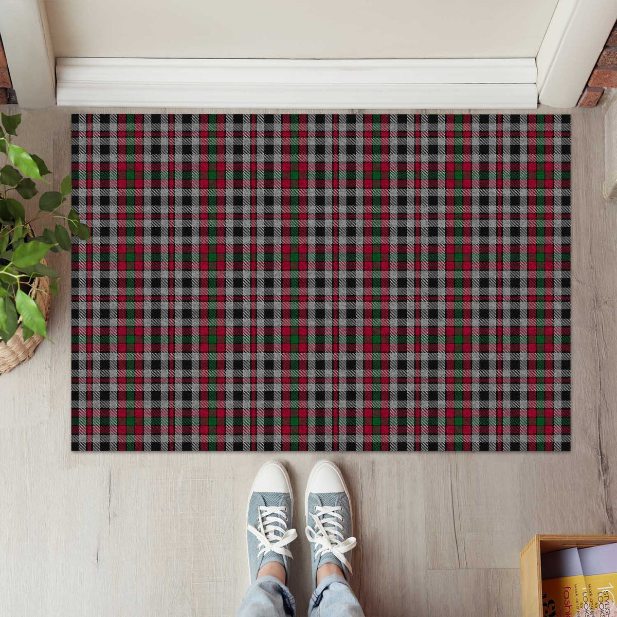Borthwick Tartan Rubber Doormat - Tartan Vibes Clothing