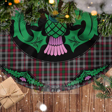 Borthwick Tartan Christmas Tree Skirt Scottish Thistle Style - Tartan Vibes Clothing