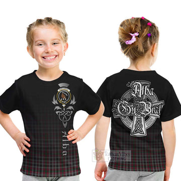 Borthwick Tartan Kid T-Shirt Featuring Alba Gu Brath Family Crest Celtic Inspired - Tartan Vibes Clothing
