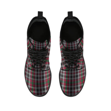 Borthwick Tartan Leather Boots - Tartan Vibes Clothing