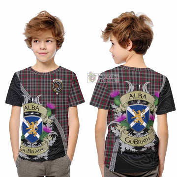 Borthwick Tartan Family Crest Kid T-Shirt Lion Rampant Royal Thistle Shield Celtic Inspired - Tartan Vibes Clothing