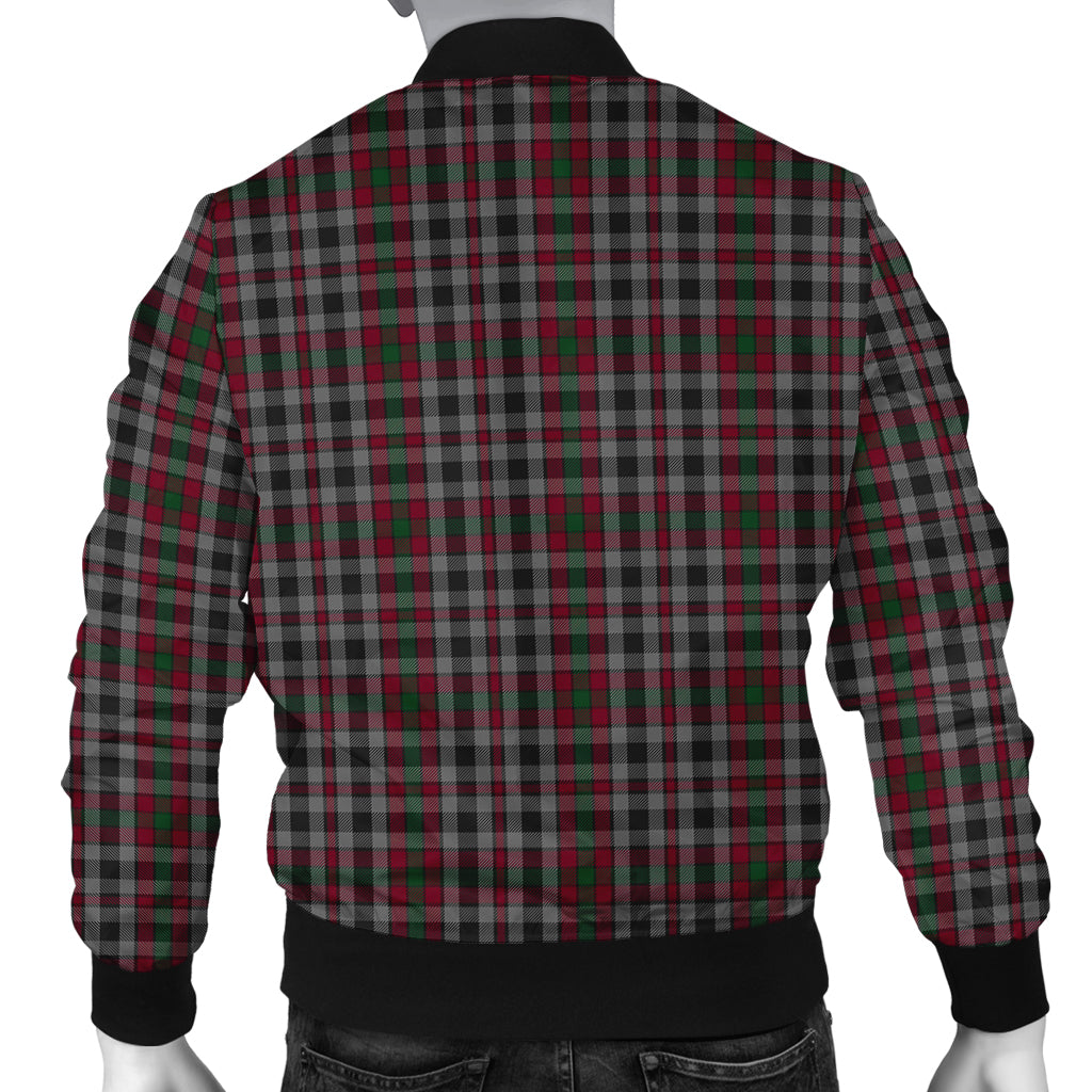 Borthwick Tartan Bomber Jacket with Family Crest - Tartanvibesclothing