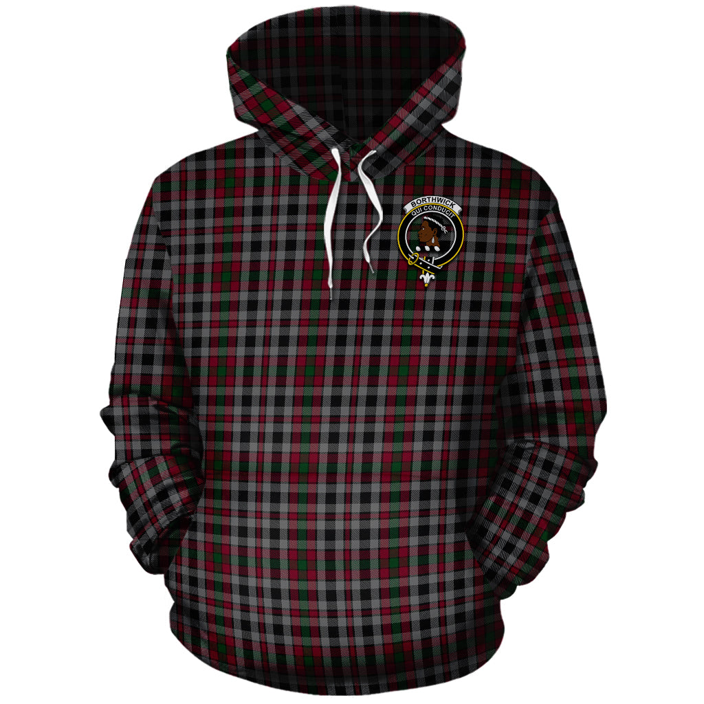 Borthwick Tartan Hoodie with Family Crest - Tartanvibesclothing