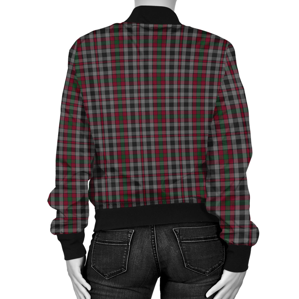 Borthwick Tartan Bomber Jacket with Family Crest - Tartanvibesclothing