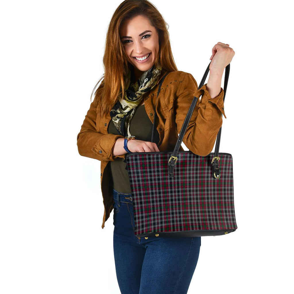 Borthwick Tartan Leather Tote Bag - Tartanvibesclothing