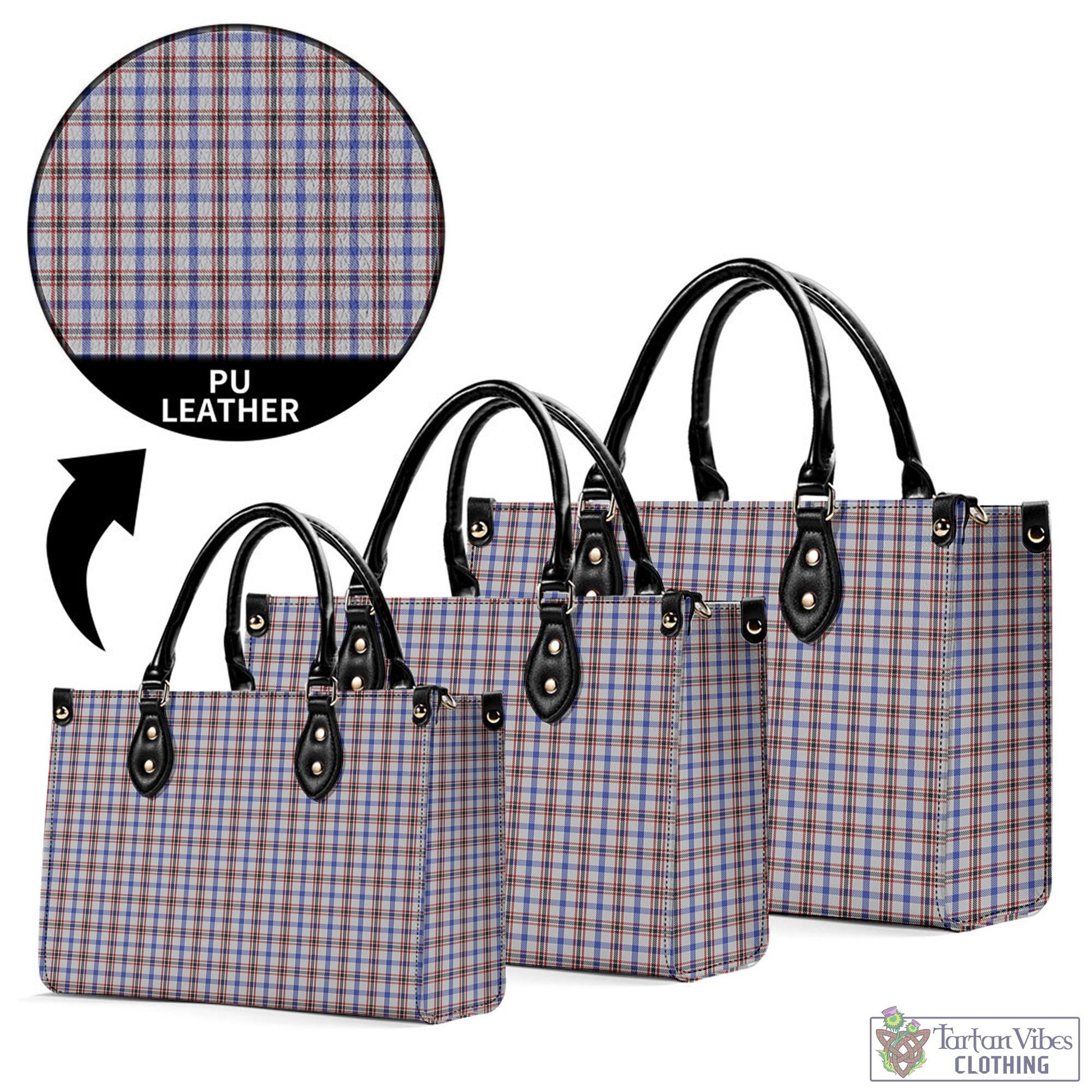 Tartan Vibes Clothing Boswell Tartan Luxury Leather Handbags