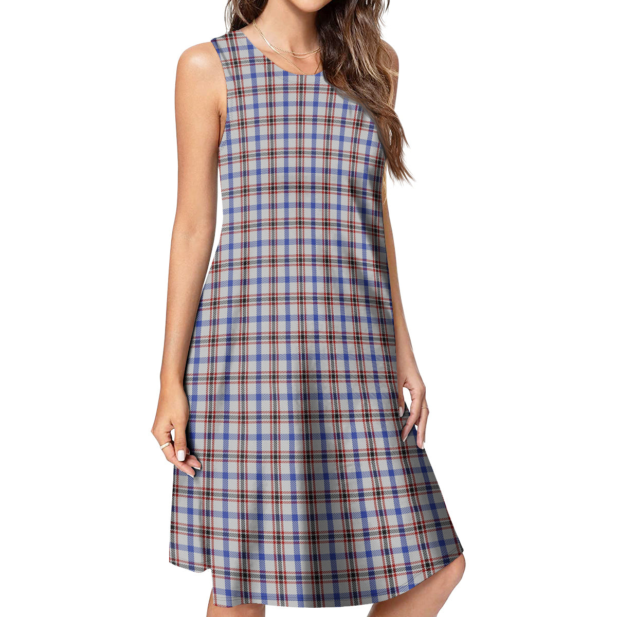 Boswell Tartan Womens Casual Dresses - Tartanvibesclothing