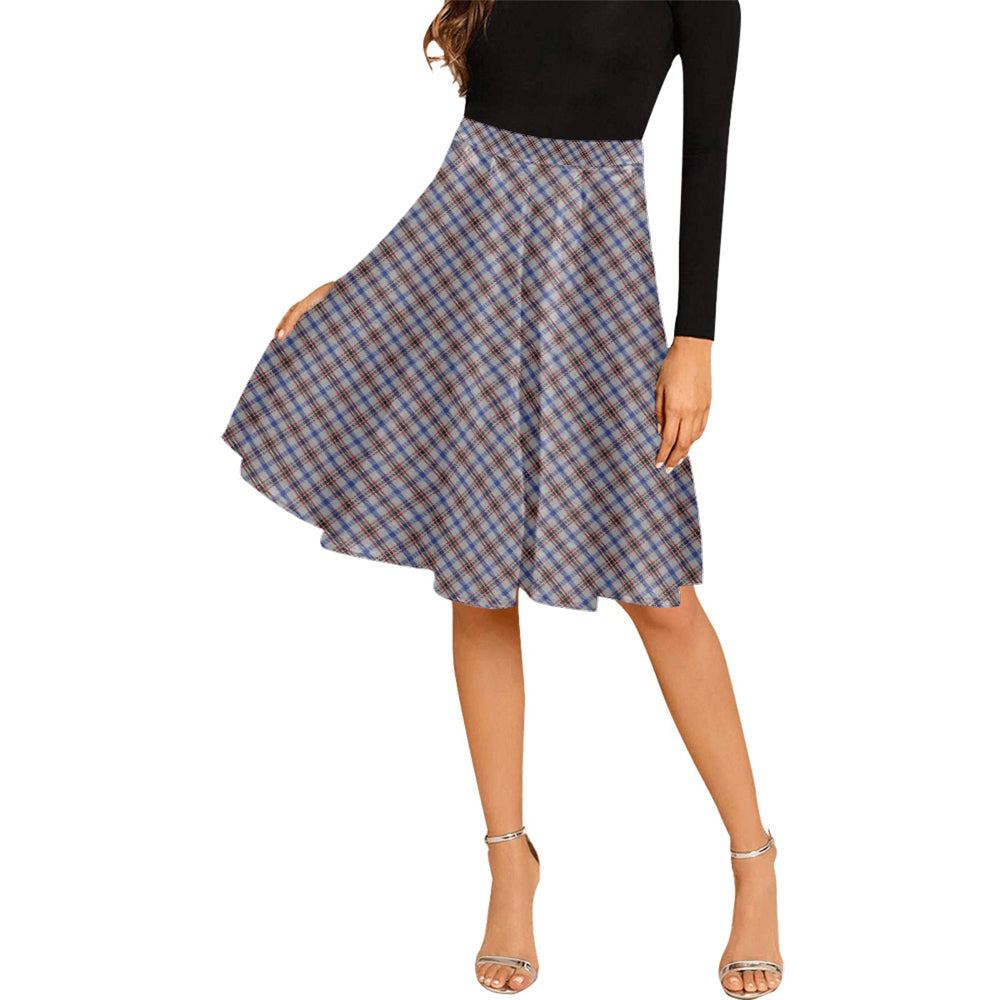 Boswell Tartan Melete Pleated Midi Skirt Female - Tartanvibesclothing