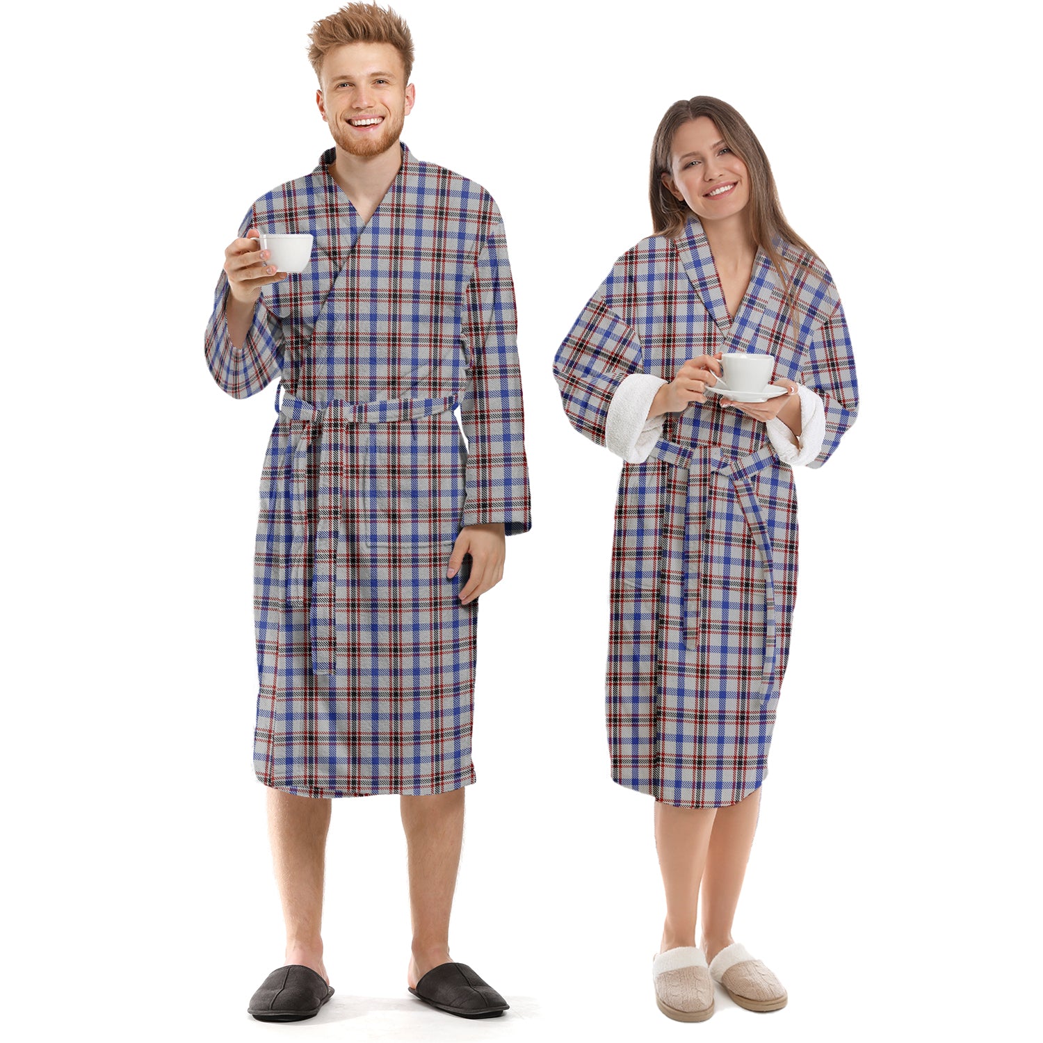 Boswell Tartan Bathrobe Unisex S - Tartan Vibes Clothing