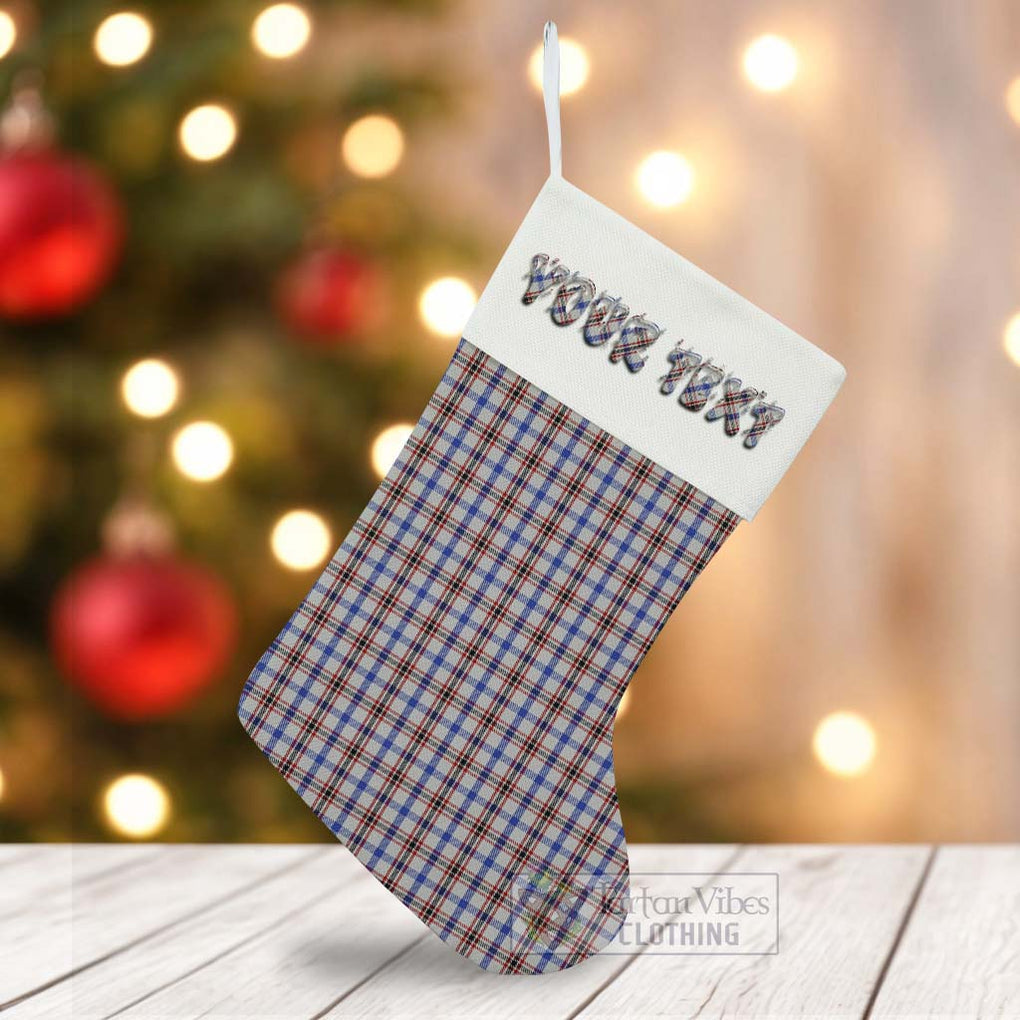 Tartan Vibes Clothing Boswell Tartan Christmas Stocking with Personalized Text