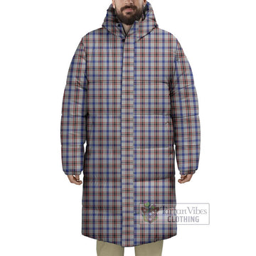 Boswell Tartan Long Down Jacket