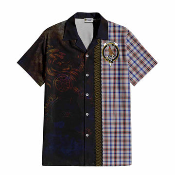 Boswell Tartan Family Crest Hawaiian Shirt Alba Gu Brath Be Brave Lion Ancient Style Kid - Tartan Vibes Clothing