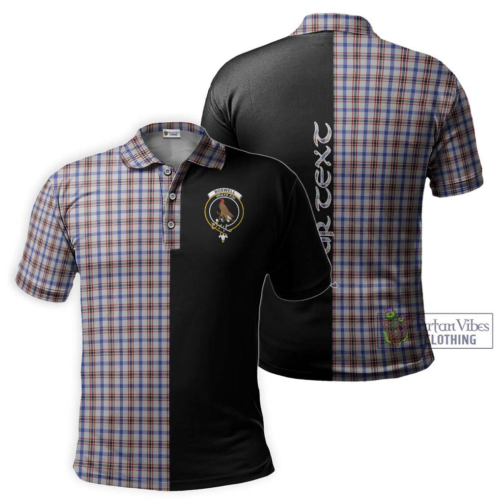 Boswell Tartan Polo Shirt with Family Crest and Half Of Me Style Kid - Tartanvibesclothing Shop