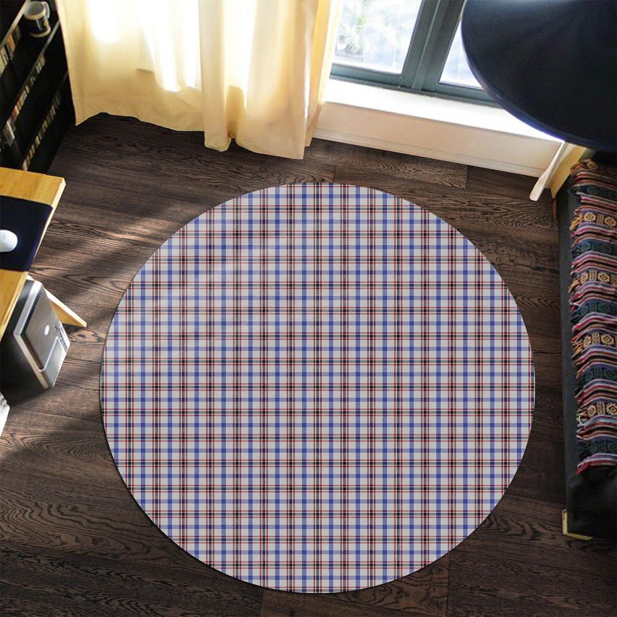 Boswell Tartan Round Rug Premium Round Rug - Tartan Vibes Clothing