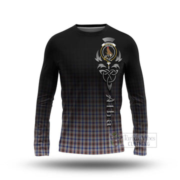 Boswell Tartan Long Sleeve T-Shirt Featuring Alba Gu Brath Family Crest Celtic Inspired