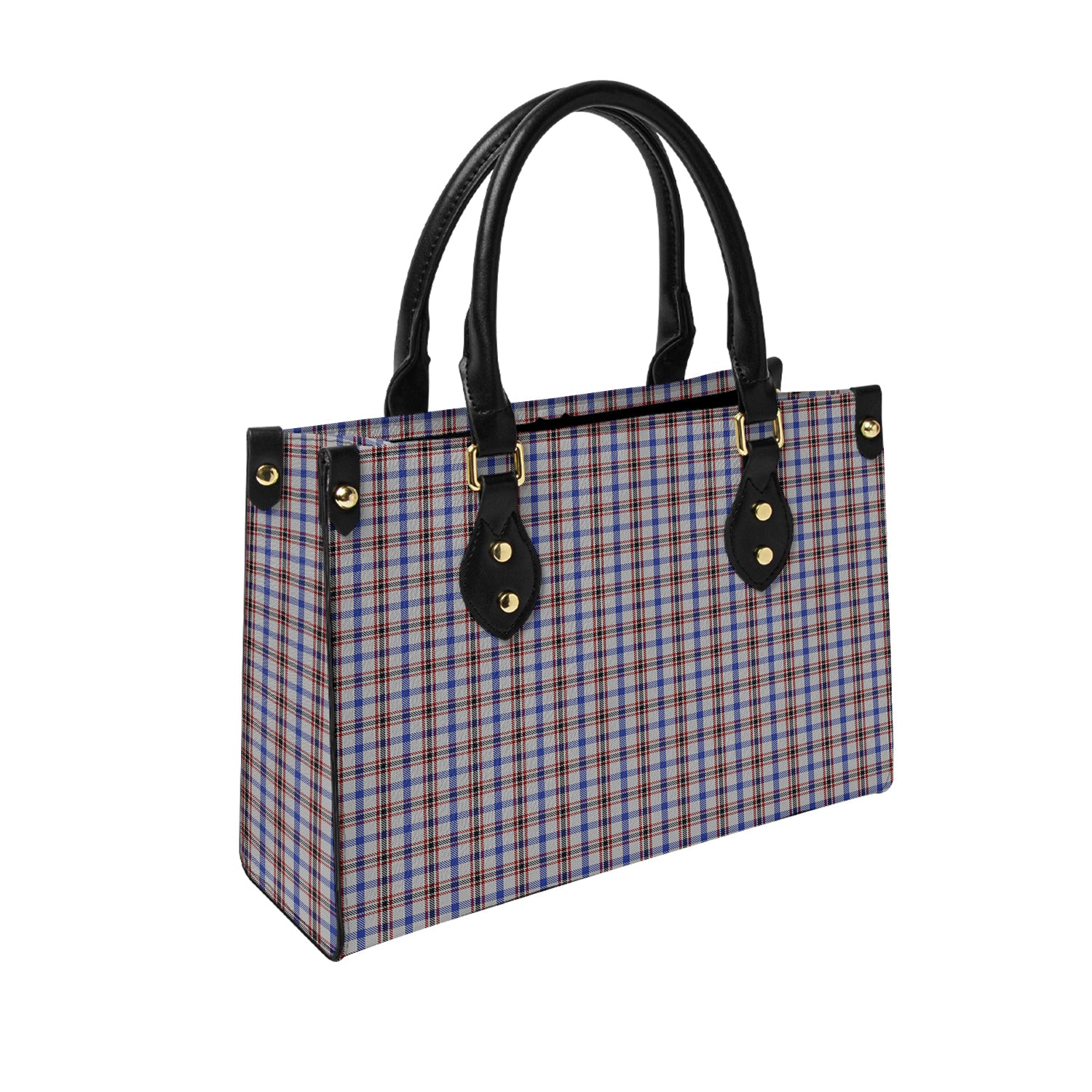 Boswell Tartan Leather Bag - Tartanvibesclothing