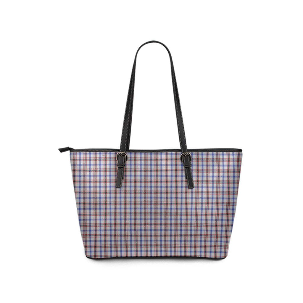 Boswell Tartan Leather Tote Bag - Tartanvibesclothing