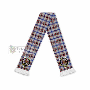 Boswell Tartan Ruffneck Scarf with Family Crest - Tartan Vibes Clothing