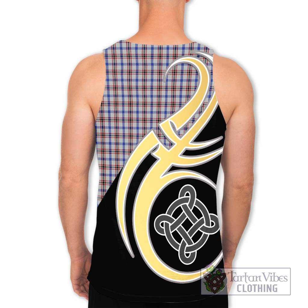 Boswell Tartan Men's Tank Top with Family Crest and Celtic Symbol Style - Tartan Vibes Clothing